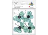 Decorazioni Di Carta 3D Farfalle Verde 4 Pezzi Titanum