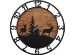 Orologio Da Parete Con Motivo Invernale, Ludwig, Ø 70 Cm
