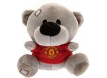 Manchester United Fc - Orsetto "Timmy"", Peluche TA5337 (Taglia Unica) (Grigio/Rosso)"