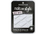 Essence Cosmetics Nails In Style UñAs Artificiales 11-Sheer Whites 12 U