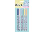 Lilo & Stitch - Penna Gel (Confezione Da 6) PM12735 (22,5 Cm X 10 Cm X 1,4 Cm) (Colorato)
