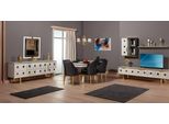 Set Da Pranzo Mobili Per La Sala Da Pranzo Tavolo Da Pranzo Sedie Credenza Rtv 10 Pezzi Tavolo Beige