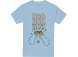 Sesame Street - Maglietta "Nom Nom"" Per Uomo/Donna Unisex TV23420 (3XL) (Azzurro)"