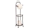 Toilettenpapierhalter Ambiente Haus, Braun, Metall, Toilettenpapierhalter, HöHe 70 Cm