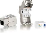 Equip 8 X Keystone Jack Cat.6 Voll Geschirmt Werkzeugfreier Anschluss (767211)