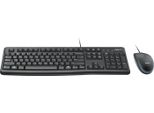 Logitech Desktop MK120 Tastiera Mouse Incluso Usb Qwerty Regno Unito Internazionale Nero