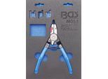 Bgs Pinze Per Anelli Elastici Esterni/Interni, Punte Intercambiabili 180 Mm - 8831-1