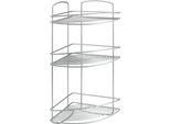 Metaltex Onda Badkamer-Hoekrek 3 Etages 22X22X53 Cm Zilver
