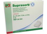 Suprasorb X Hydrobalance Medicazione Per Ferite 5X5 Cm 5 Pz