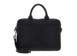 Picard Pelle Borsa Da Ufficio Borsa A Tracolla Con Scomparto Per Laptop Milano Business Bag Black Nero