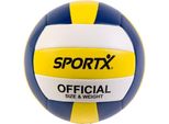 Sportx Official Volleybal 22 Cm Wit/Geel/Blauw