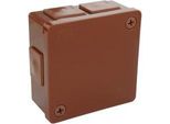 Scatola Da Incasso Marrone Senza Terminale 86X86X40 IP55 Viplast 02202
