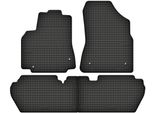 Tappetini In Gomma Adatti Per Citroen Berlingo Ii (2008-2018) Set Di Tappetini In Gomma Neri + Tappo