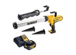 Pistola A Cartuccia A Batteria Dewalt Dce 581 M1K 18 V 310 Ml + 1X Batteria Ricaricabile 4,0 Ah + Caricabatterie + Custodia