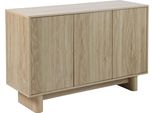 Credenza Scandinava A 3 Ante 120 Cm In Legno Chiaro - Oviala Bowy