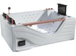 Hydromassagewanne Whirlwanne Whirlpool Blubberbad Spa-Bad Sprudelbad 195X130 Cm