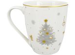 Tazza Silver Koleda 300 Ml, Argento/Oro, Natale