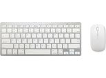 Inf Kit Tastiera E Mouse Wireless Neri - Tastiera + Mouse Wireless Portatili D'argento