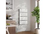 Emke Radiatore Elettrico Per Bagno Con Termostato Di Controllo App Wifi Scaldasalviette 1041X600 Mm Bianco Portasalviette Con Elemento Riscaldante Da 600 W Asciugasalviette