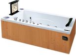 Whirlwanne Whirlpool Blubberbad Hydromassagewanne Spa-Bath 190X115 Cm