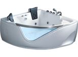 Whirlwanne Whirlpool Blubberbad Hydromassagewanne Spa-Bad 150X150 Cm