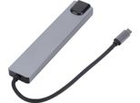 8-IN-1 Usb C Hub Type-C Hub Adapter Docking Station Multiport Adapter Con 4K Hd RJ45 Ethernet Usb 2.0 Pd Porta Di Ricarica Compatibile Con Pc Notebook Tv