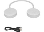 Altoparlante Wireless Con Fascia Da Collo, Altoparlante Bluetooth Portatile Senza Fili Con Fascia Da Collo, Hi-Fi Stereo, Portatile Con Microfono Per La Casa (Grigio)