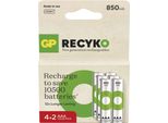 Batterie Ricaricabili Gp Recyko 850 Aaa (HR03), 6 Pz