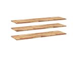 Syfax™ Mensole Da Parete 3 Pz 140X40X2 Cm Legno Acacia Rifinito A Olio