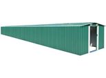 Vidaxl Casetta Da Giardino 257X990X181 Cm In Acciaio Zincato Verde