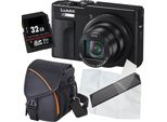 Panasonic DC-TZ99 schwarz Digitalkamera Set Angebot