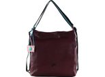 Gabs Pelle Borsa A Tracolla Zaino Aissa Tg Bull Black Shoulder Bag Chianti Bordeaux