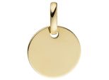 KettenanhäNger Jobo "AnhäNger Rund", Gold (Gelbgold 333), SchmuckanhäNger, Damen, Gelbgold 333, KettenanhäNger, 333 Gold