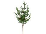 Kunstzweig I.Ge.A. "Tannenbusch", GrüN, B:20Cm H:47Cm L:13Cm, Kunststoff, Kunstpflanzen, Kunstzweig, KüNstlicher Tannenzweig Dekozweig Weihnachtsdeko Kranz Floristik