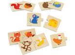 Puzzle In Legno Viga Dai Da Mangiare Al Tuo Animale Domestico Cosa Mangiano Gli Animali