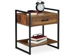 Relaxdays Comodino Industriale