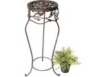 Sgabello Per Fiori In Metallo Nero Rotondo Da 65 Cm Portafiori 18215 Colonna Per Fiori Portapiante Antico Sgabello Per Piante Vintage