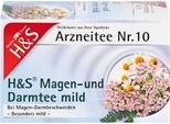 H&S Tè Medicinale N. 10 Tè Per Stomaco E Intestino Delicato, 20 Pz. Bustine Filtro