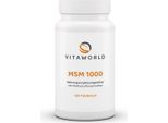 Vitaworld Msm 1000 | 120 Compresse | 1000 Mg Di Msm Per Compressa | Prodotto In Germania | Vegano