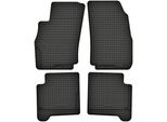 Tappetini In Gomma Adatti Per Fiat Linea (2007-2015) Set Di Tappetini In Gomma Neri + Stopper