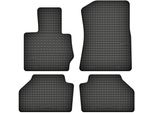 Tappetini In Gomma Adatti Per Bmw X3 F25 (2010-2017) / X4 F26 (2014-2018) Set Di Tappetini In Gomma Neri + Stopper