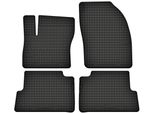 Tappetini In Gomma Adatti Per Ford C-Max Ii (Dal 2010) Set Di Tappetini In Gomma Neri + Tappo
