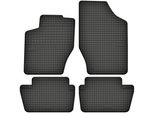 Tappetini In Gomma Adatti Per Peugeot 307 (2000-2008) Set Di Tappetini In Gomma Neri + Tappo