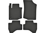 Tappetini In Gomma Adatti Per Peugeot 107 (2005-2014) Set Di Tappetini In Gomma Neri + Tappo