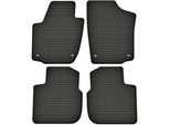 Tappetini In Gomma Adatti Per Seat Toledo Iv (Dal 2012) Set Di Tappetini In Gomma Neri + Tappo