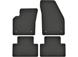 Tappetini In Gomma Adatti Per Volvo C30 (2006-2012) Set Di Tappetini In Gomma Neri + Tappo