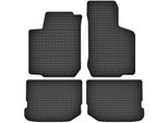 Tappetini In Gomma Adatti Per Seat Leon I (1999-2005) Set Di Tappetini In Gomma Neri + Tappo