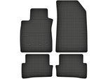Tappetini In Gomma Adatti Per Renault Clio Iii (2005-2012) Set Di Tappetini In Gomma Neri + Tappo