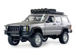 Amewi JC-X12 Scala Argento Spazzolato 1:12 Rc Automodello Elettrico A Trazione Integrale (4WD) Rtr 2,4 Ghz Incl