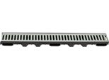 Scarmaxx B125 Canale Di Drenaggio - Altezza Di Montaggio 60 Mm - Griglia Design A Nido D'ape Nera